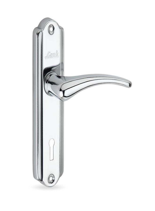 لينك قفل نقر Link Regalia | للأبواب الرئيسية والداخلية في المساحات السكنية والتجارية | طقم مقبض متين 8 بوصات مع إمكانية فتح القفل بالمفتاح من كلا الجانبين، 3 مفاتيح، جسم قفل بستة أذرع | تشطيب من الفولاذ المقاوم للصدأ | ضمان لمدة سنتين - Image 5